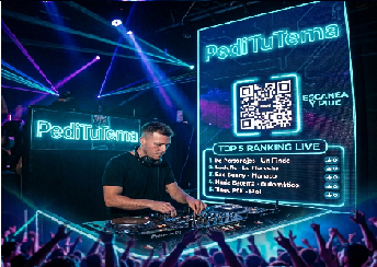PedíTuTema - Pantalla en vivo con QR y ranking